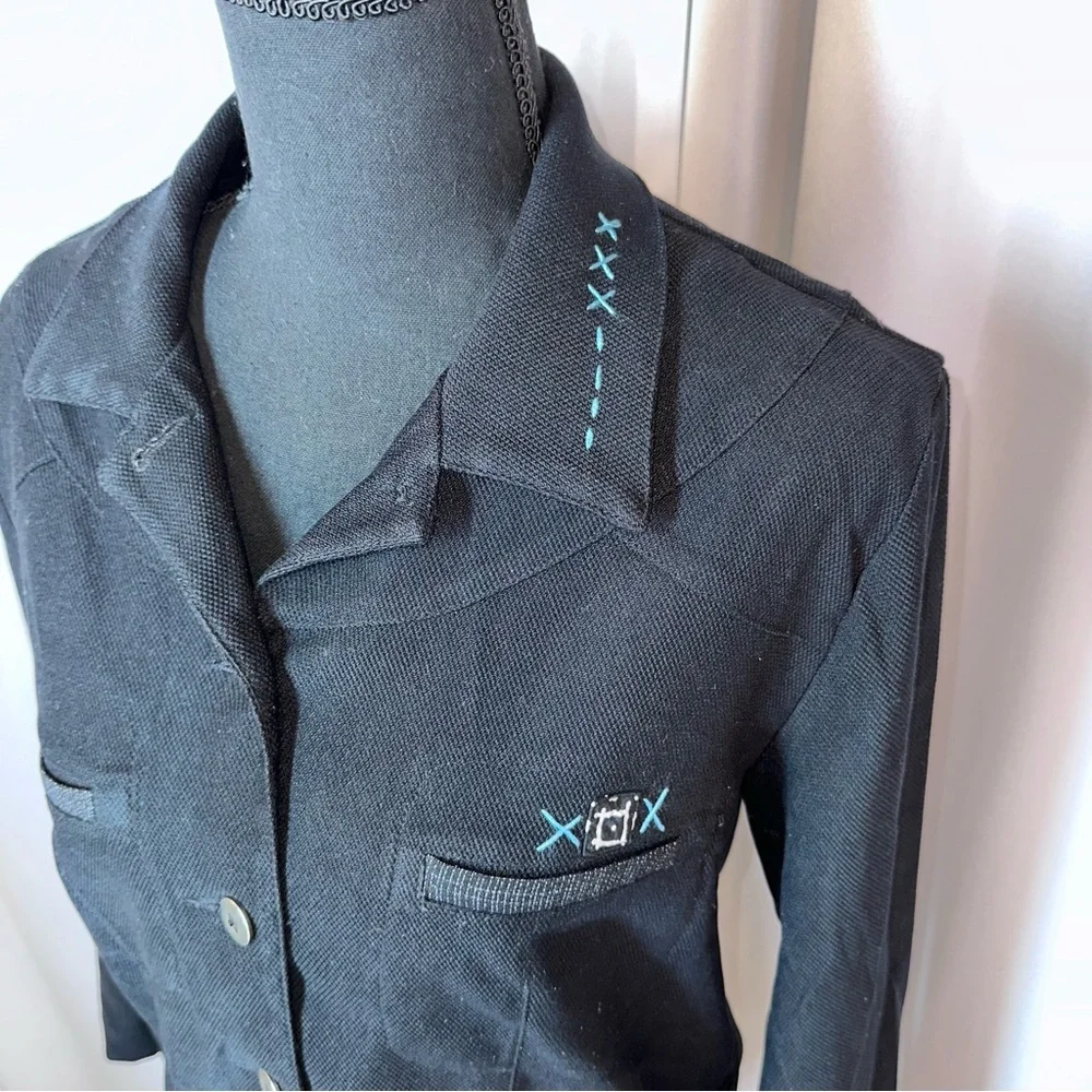 Bets By Canvasbacks Vintage Retro Made In USA Art To Wear Jacket‎ XS Lightweight